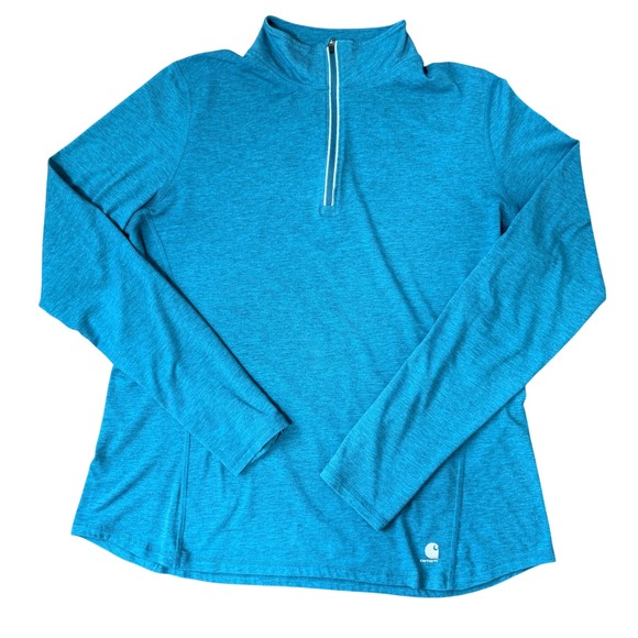 Carhartt Tops - Carhartt Force Quick Dry Quarter Zip Lightweight Pullover (LG) Workwear Active